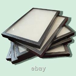 TEN jewelry display case Riker Mount display box shadow collection 12 X 16 X3/4