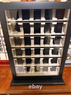 TIMELYBUYS 30 Piece Black Wood Watch Display Wall Hanging Case Sold Out