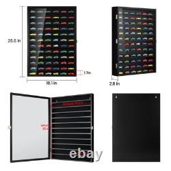 TJ. MOREE Model Car Display Case 1/64 Scale Diecast Wall-Mounted for Mini Toys