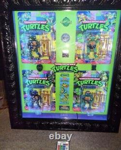 TMNT Classic Teenage Mutant Ninja Turtles Sealed In LED Display Case Well Built