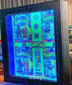 TMNT Classic Teenage Mutant Ninja Turtles Sealed In LED Display Case Well Built