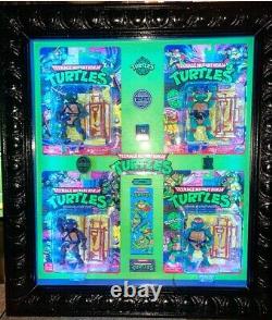 TMNT Classic Teenage Mutant Ninja Turtles Sealed In LED Display Case Well Built