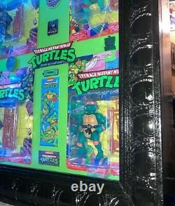 TMNT Classic Teenage Mutant Ninja Turtles Sealed In LED Display Case Well Built