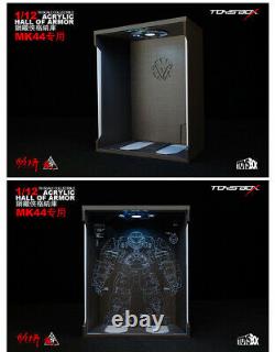 TOYS-BOX 6'' comicave Iron Man MK44 Hall Of Armor Display Box Dust Proof Case