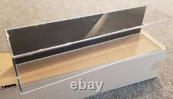 TWO (2) Acrylic display cases 6x6x24 wall mount back