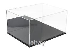 Table Top Display Case Medium Rectangle Box-Mirror 15.25 x 12 x8(A026-DS)