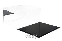 Table Top Display Case Medium Rectangle Box-Mirror 15.25 x 12 x8(A026-DS)