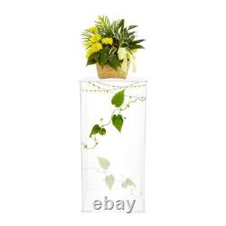Tall Acrylic Display Case for Collectibles Trophy 12x12x24 Clear Dustproof