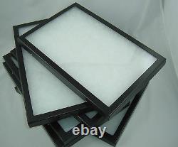 Ten jewelry display case riker mount display box shadow collection 8 X 12 7/8
