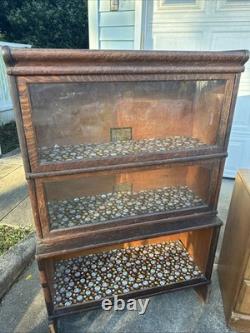 The Globe Wernicke Company Antique Glass Display Case