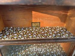 The Globe Wernicke Company Antique Glass Display Case