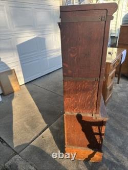 The Globe Wernicke Company Antique Glass Display Case