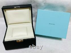 Tiffany & Co Watch Box Case Storage Display Presentation Authentic Blue / Black