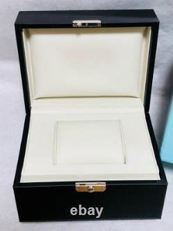 Tiffany & Co Watch Box Case Storage Display Presentation Authentic Blue / Black