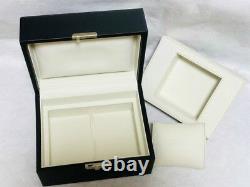 Tiffany & Co Watch Box Case Storage Display Presentation Authentic Blue / Black