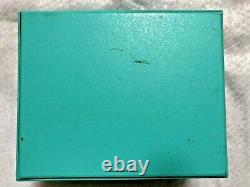 Tiffany & Co Watch Box Case Storage Display Presentation Authentic Blue / Black