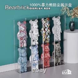 Top quality Acrylic Display Case Box For Bearbrick 1000% Figure