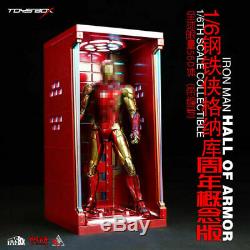 Toysbox 1/6 Hall of Armor Iron Man Dust Box TB073GN Display Case Limit Model