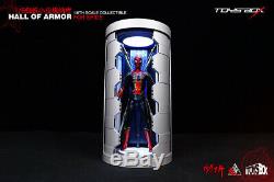 Toysbox 1/6 The Spider Man Hall Of Armor Display Case Box Remote Control