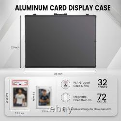 Trade Card Show Display Case, Large 3222 in Aluminum Lockable Trading Show D