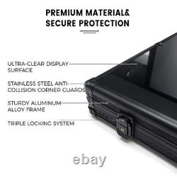 Trade Card Show Display Case, Large 3222 in Aluminum Lockable Trading Show D