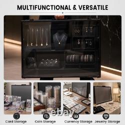 Trade Card Show Display Case, Large 3222 in Aluminum Lockable Trading Show D