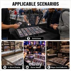 Trade Card Show Display Case, Large 3222 in Aluminum Lockable Trading Show D