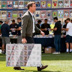 Trade/Card Show Locking Aluminum Display Case Showcase 34 x 22 Locks + Risers