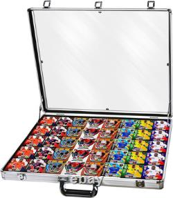 Trade Show Display Case, 24X20 Table Top Portable Aluminum Baseball Card Disp