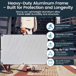 Trade Show Display Case, 24X20 Table Top Portable Aluminum Baseball Card Disp