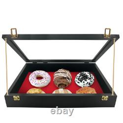 Trade Show Display Case Glossy Black P304B Card, Jewelry, and Show Display Case