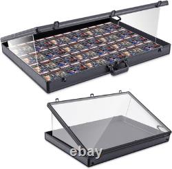 Trade Show Display Case Portable Aluminum Sports Card Table Top Display Case Fra