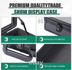 Trade Show Display Case Portable Aluminum Sports Card Table Top Display Case Fra