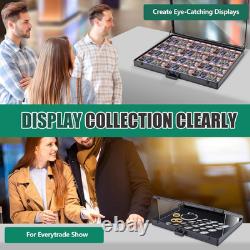 Trade Show Display Case Portable Aluminum Sports Card Table Top Display Case Fra