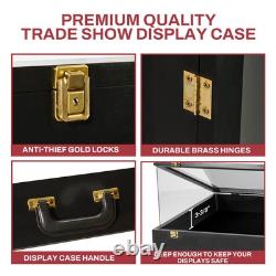 Trade Show Display Case Portable with Acrylic Side Guards