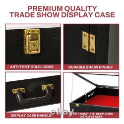 Trade Show Display Case Portable with Acrylic Side Guards