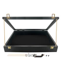 Trade Show Display Case Small Tabletop Card Display Case Jewellery Case Black