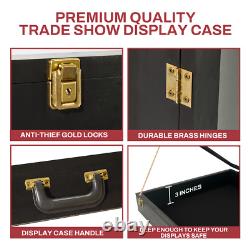 Trade Show Display Case Small Tabletop Card Display Case Jewellery Case Black