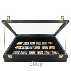 Trade Show Display Case Small Tabletop Card Display Case Jewellery Case Black