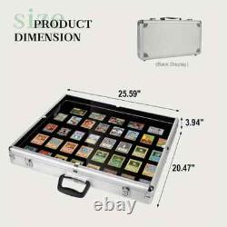 Trade Show Lockable Portable Display Case Trading Card Jewelry Aluminum Acrylic