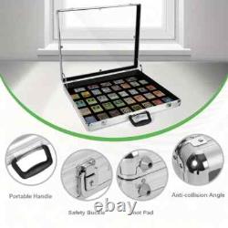 Trade Show Lockable Portable Display Case Trading Card Jewelry Aluminum Acrylic