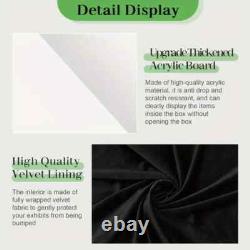 Trade Show Lockable Portable Display Case Trading Card Jewelry Aluminum Acrylic