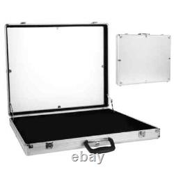 Trade Show Lockable Portable Display Case Trading Card Jewelry Aluminum Acrylic