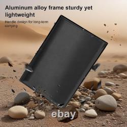 Trading Card Display Case 2 Pcs Black Aluminum 34 x 22 Pokemon TCG Sport PSA Box