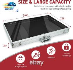 Trading Card Display Case, 34X22 Card Show Display Case, Excellent Quality and H