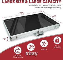 Trading Card Display Case, 34X22 Card Show Display Case, Excellent Quality and H