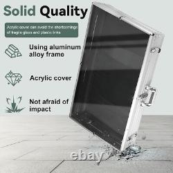 Trading Card Display Case Aluminum 34 x 22 Pokemon TCG Sport PSA Show Box Frame