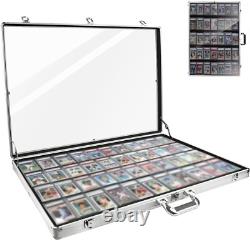 Trading Card Display Case Aluminum 34 x 22 Pokemon TCG Sport PSA Show Box Frame