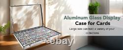 Trading Card Display Case Aluminum 34 x 22 Pokemon TCG Sport PSA Show Box Frame