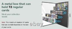 Trading Card Display Case Aluminum 34 x 22 Pokemon TCG Sport PSA Show Box Frame